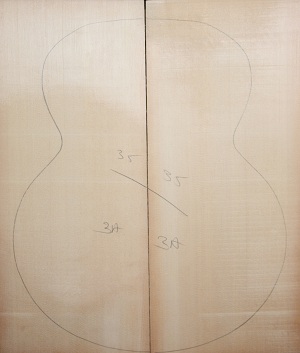 Soundboards. jumbo & bass sitka