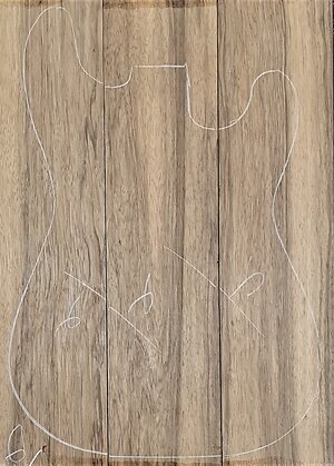 Black Limba Body Blanks. bl6