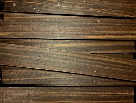 Fingerboard Blanks. exotic ebony f/b