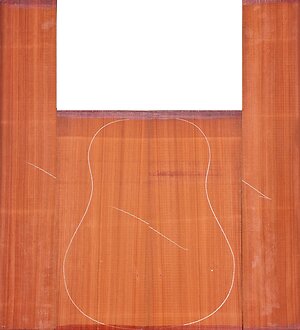 Acoustic Guitar backs and Sides. padouk