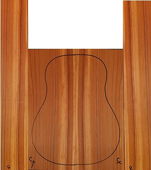 Acoustic Guitar backs and Sides. padouk b&s