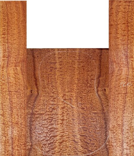 Quilted Pomelle Guitar Back & Sides Sets. pom 120