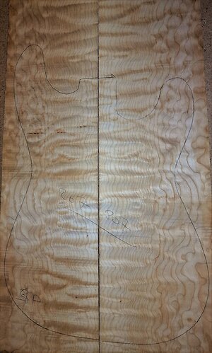 Quilted Maple Electric Guitar Drop Tops. qmc207a
