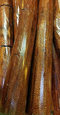 Factory details. snakewood logs