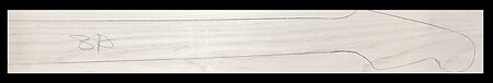 Electric guitar neck blanks. strat n/b