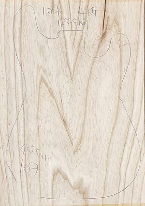 Swamp Ash body blanks Jointed, Glued & sanded . swamp ash 107