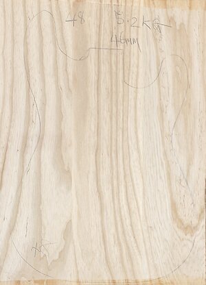 Swamp Ash body blanks Jointed, Glued & sanded . swamp ash 48