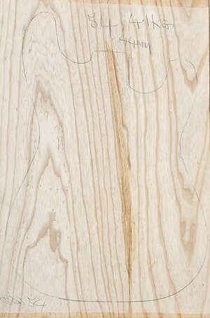 Swamp Ash body blanks Jointed, Glued & sanded . swamp ash 54