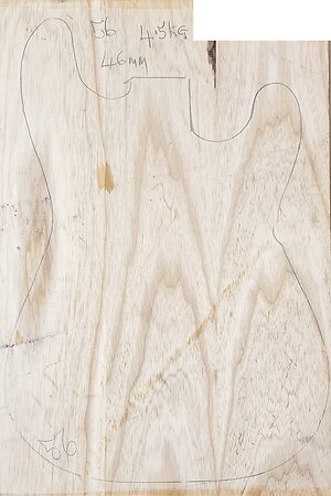 Swamp Ash body blanks Jointed, Glued & sanded . swamp ash 56