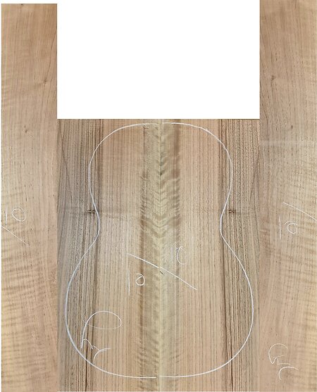 Unique Figured Walnut Guitar Back & Sides Sets. wf10