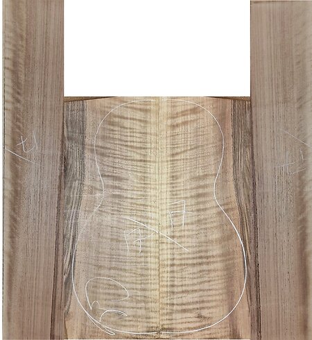 Unique Figured Walnut Guitar Back & Sides Sets. wf17