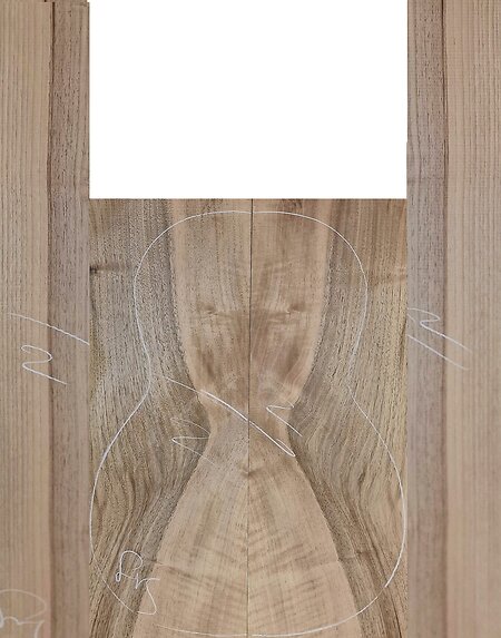Unique Figured Walnut Guitar Back & Sides Sets. wf2