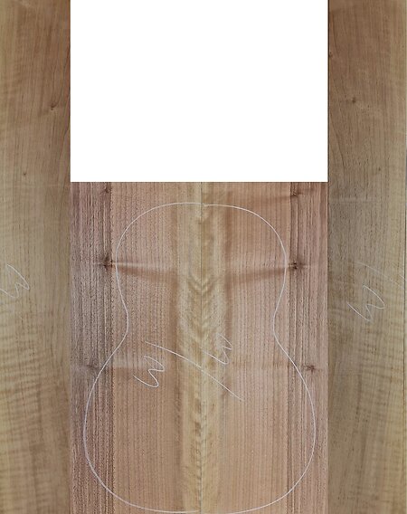 Unique Figured Walnut Guitar Back & Sides Sets. wf3