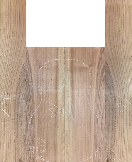 Unique Figured Walnut Guitar Back & Sides Sets. wf8